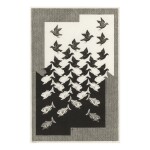 M. C. ESCHER | SKY AND WATER II (B./K./L./W. 308)