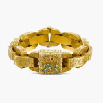 Victorian Gold and Turquoise Bracelet