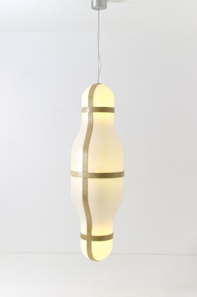 View full screen - View 1 of Lot 541. "Objet Lumineux" Ceiling Light, Medium Model.