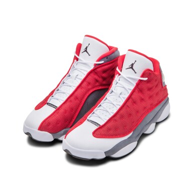 View full screen - View 1 of Lot 33. Nike Air Jordan 13 Retro Gym Red Flint Grey | Size 9.