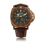LUMINOR SUBMERSIBLE 1950 3-DAYS AUTOMATIC BRONZO, REF PAM00507 LIMITED EDITION BRONZE WRISTWATCH WITH DATE AND POWER-RESERVE INDICATION CIRCA 2011