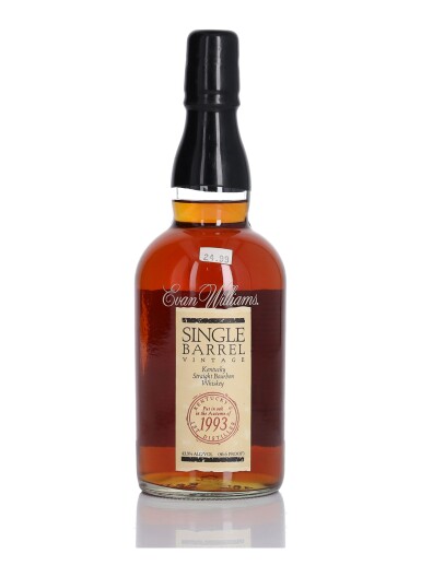 View full screen - View 1 of Lot 221. Evan Williams Single Barrel 86.6 Proof 1993 (1 Bottle 75cl).