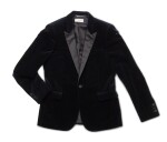 Blue velvet jacket