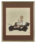 Xu Lele 徐樂樂 | Studying Scholar; Calligraphy 覓句圖、行書