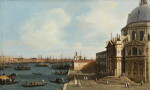 Venice, View of the Grand Canal Looking East with Santa Maria della Salute
