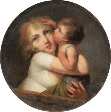 View full screen - View 1 of Lot 47. Mother and child | La Mère et l'Enfant .