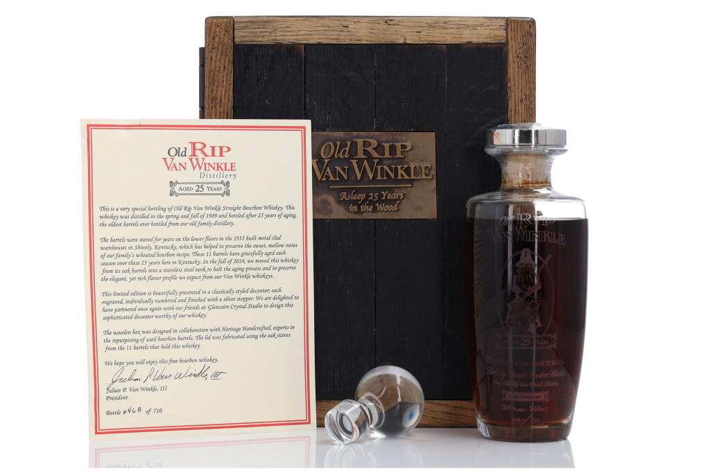 View full screen - View 1 of Lot 1185. Old Rip Van Winkle 25 Year Old Decanter 50.0 abv 1989 (1 Bottle 75cl).