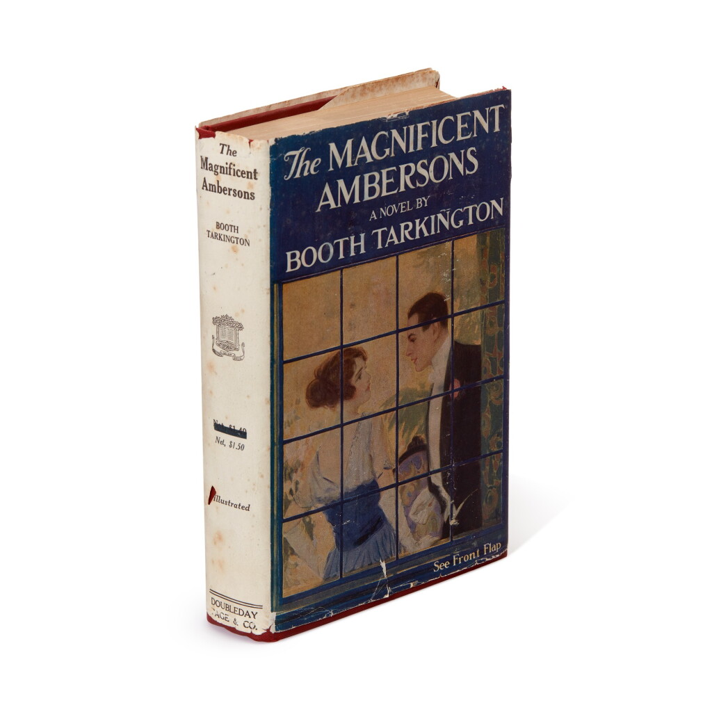 View full screen - View 1 of Lot 157. TARKINGTON | The Magnificent Ambersons, 1918.