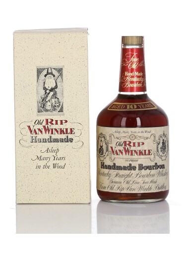 View full screen - View 1 of Lot 196. Old Rip Van Winkle 10 Year Old 90 Proof (1 Bottle 75cl).