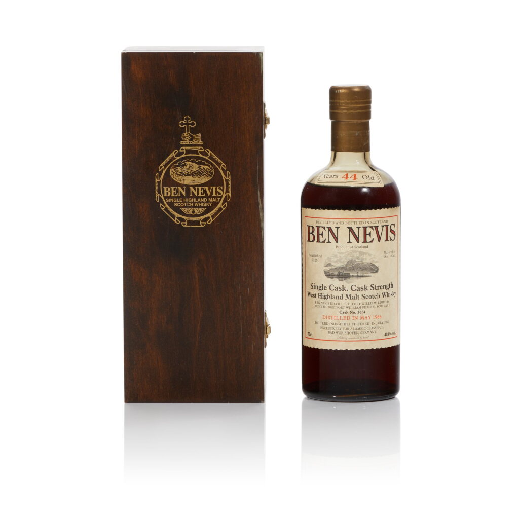 View full screen - View 1 of Lot 287. Ben Nevis Single Cask 44 Year Old 40.0 abv 1966 (1 BT70).