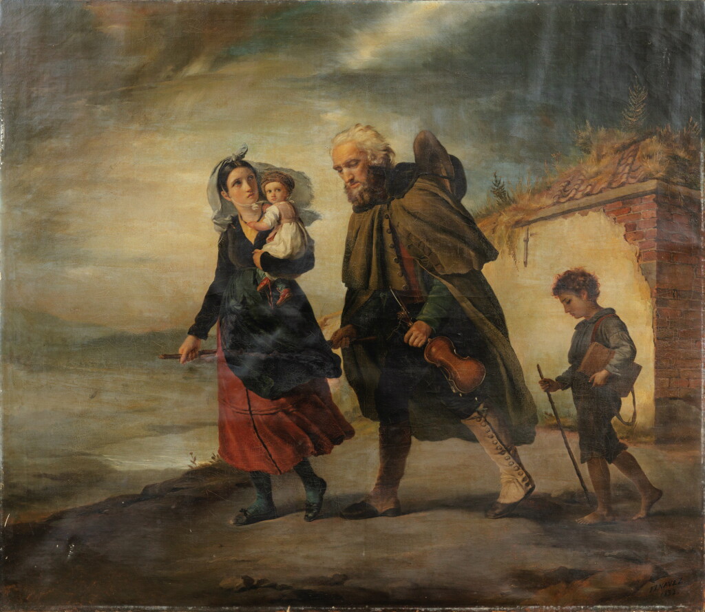 View full screen - View 1 of Lot 111. FRANÇOIS-JOSEPH NAVEZ | THE RETURN OF THE BLIND MAN.