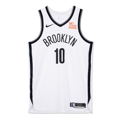 View full screen - View 1 of Lot 177. Ben Simmons Brooklyn Nets 2024-2025 Emirates NBA Cup Game Worn Association Edition Jersey | Matched to 3 Games .