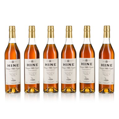 View full screen - View 1 of Lot 594. Cognac Hine, Grande Champagne 1985 (12 BT70).
