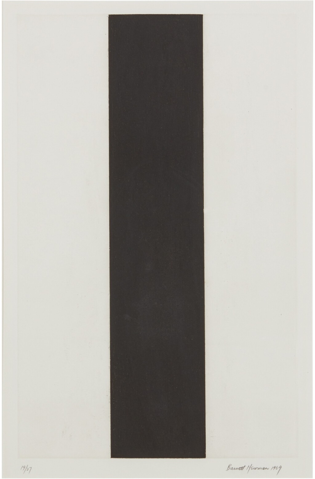 View full screen - View 1 of Lot 205. BARNETT NEWMAN | UNTITLED ETCHING 2.