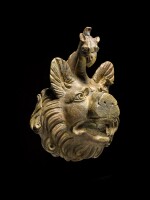 A Roman Bronze Head of a Molossian Hound, circa 2nd/3rd Century A.D.