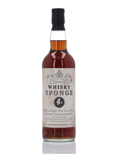 View full screen - View 1 of Lot 154. Glen Garioch Decadent Drinks Whisky Sponge 30 Year Old 41.4 abv 1991 (1 Bottle 70cl).