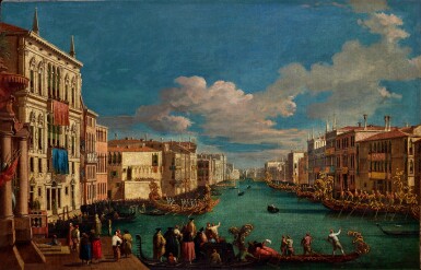 View full screen - View 1 of Lot 115. Venice, Regatta on the Grand Canal.