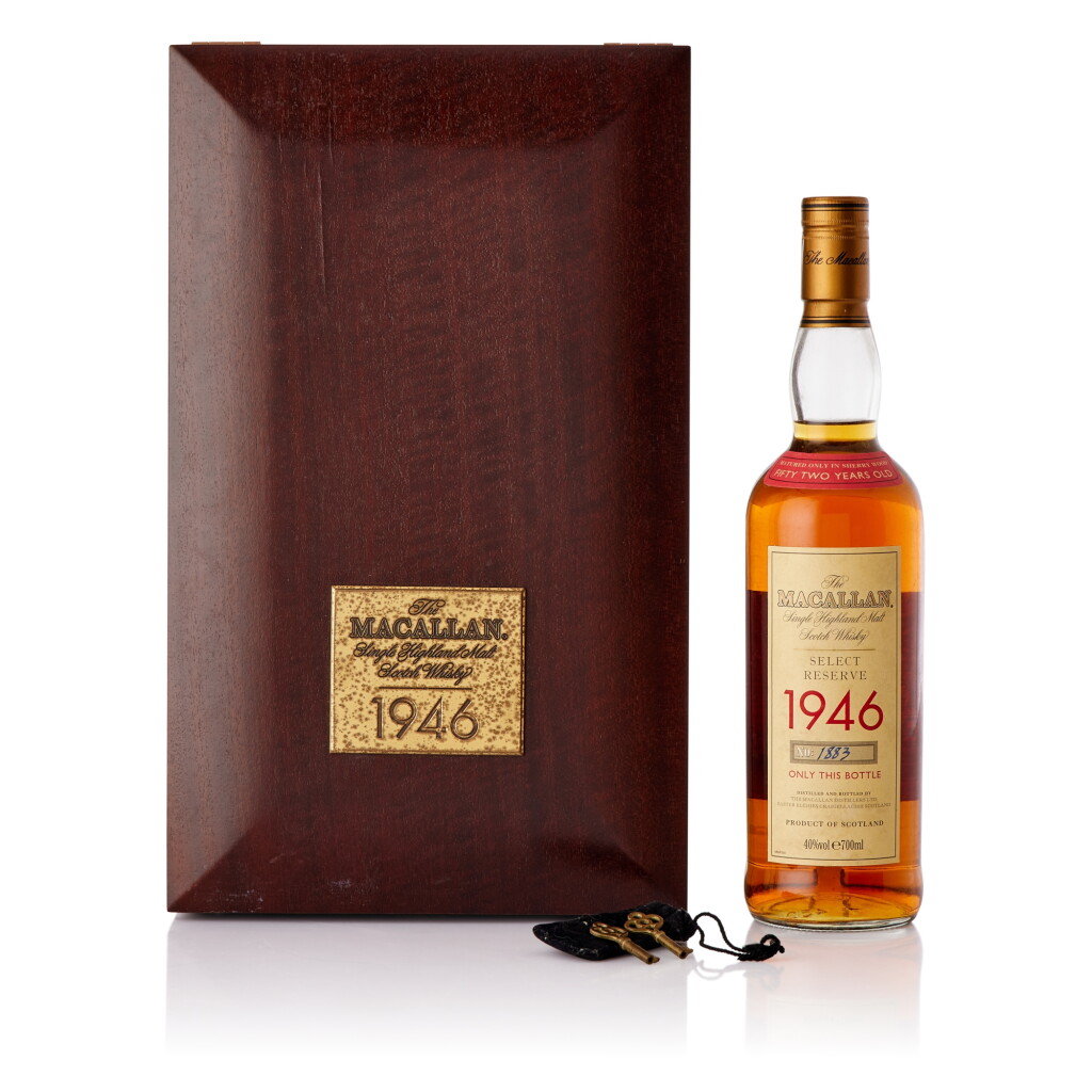 View full screen - View 1 of Lot 309. The Macallan 52 Year Old Select Reserve 43.0 abv 1946 (1 BT70).