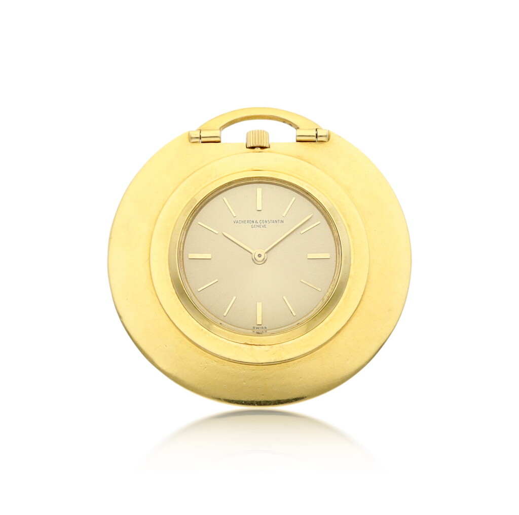 View full screen - View 1 of Lot 8068. Vacheron Constantin | Reference 6345, A yellow gold openface watch, Circa 1960 | 江詩丹頓 | 型號6345 黃金懷錶,約1960年製.