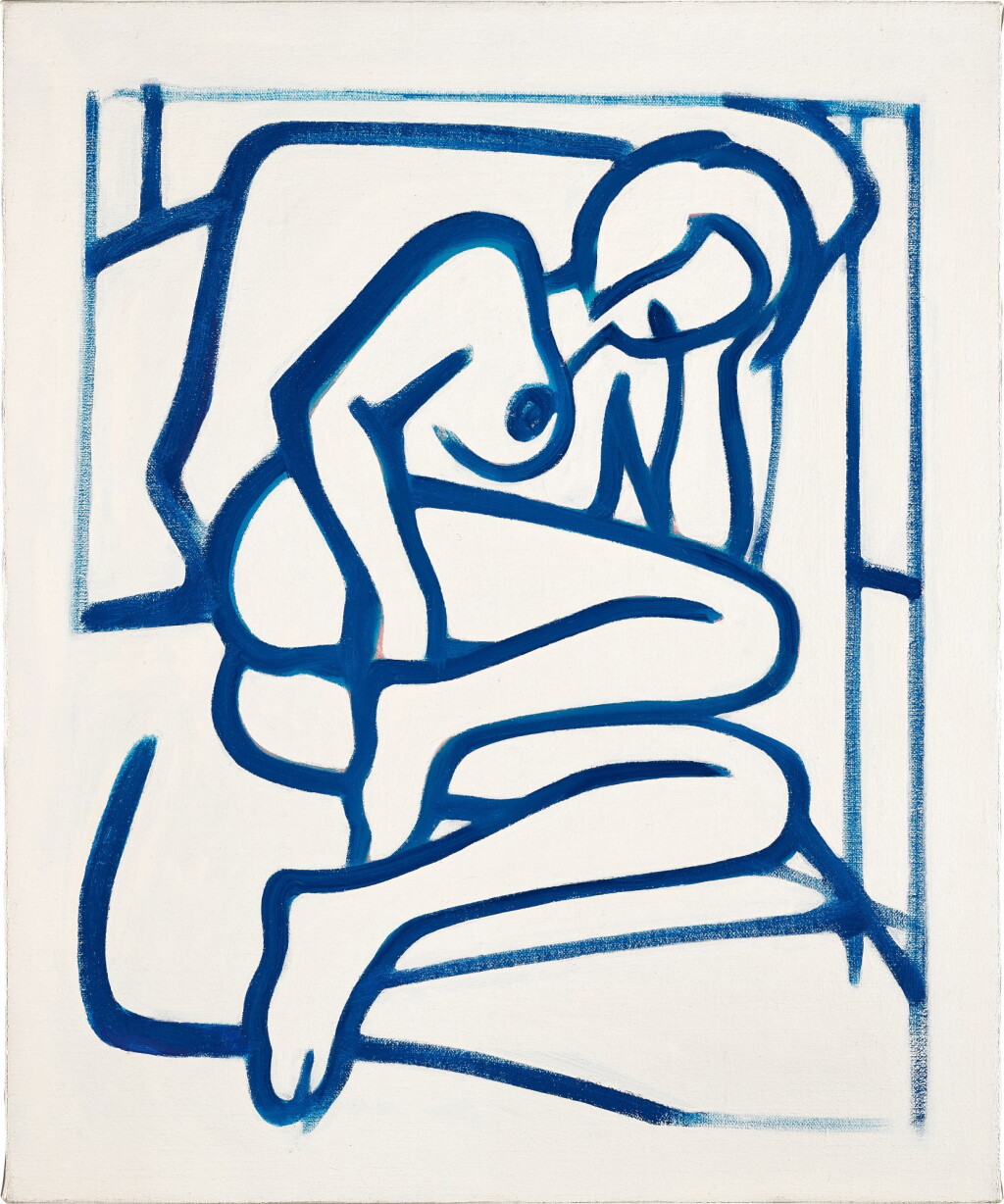 View full screen - View 1 of Lot 315. Study for Standing Blue Nude.