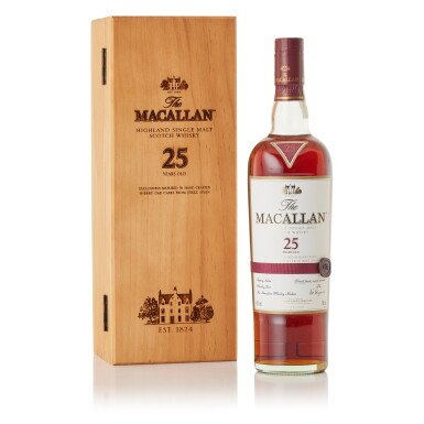 View full screen - View 1 of Lot 9290. The Macallan 25 Year Old Sherry Oak 43.0 abv NV (1 BT70).