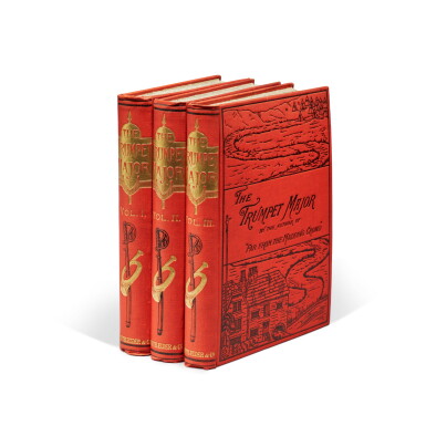 View full screen - View 1 of Lot 1072. Hardy, Thomas | The fine Barton Currie-Bradley Martin copy of The Trumpet-Major.