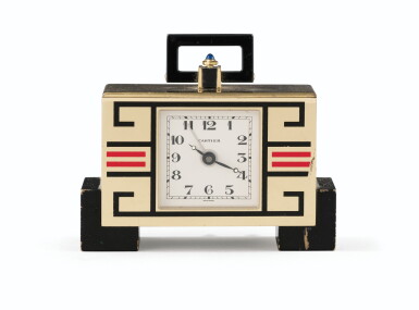 View full screen - View 1 of Lot 154. CARTIER | A CLOCK, CIRCA 1990.