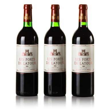View full screen - View 1 of Lot 196. Les Forts de Latour 1981 (3 BT).