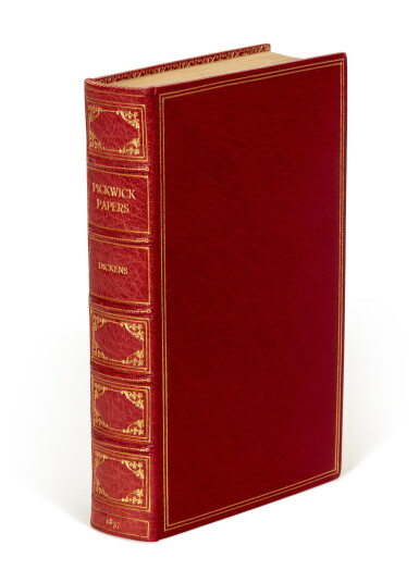 View full screen - View 1 of Lot 172. Charles Dickens | The Posthumous Papers of the Pickwick Club, 1837, first edition in book form.