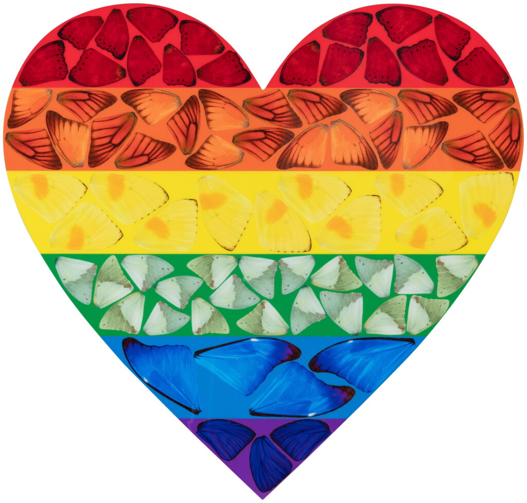 View full screen - View 1 of Lot 105. Butterfly Heart (Small).
