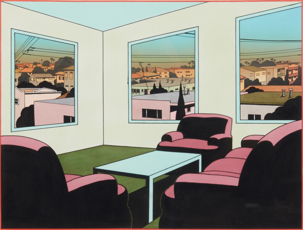View full screen - View 1 of Lot 556. KEN PRICE | UNTITLED (LIVING ROOM - SUBURBIA).