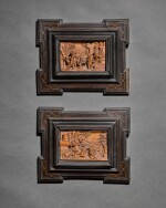 Pair of reliefs