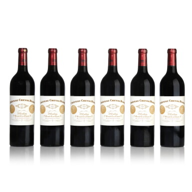 View full screen - View 1 of Lot 209. Château Cheval Blanc 2005 (12 BT).