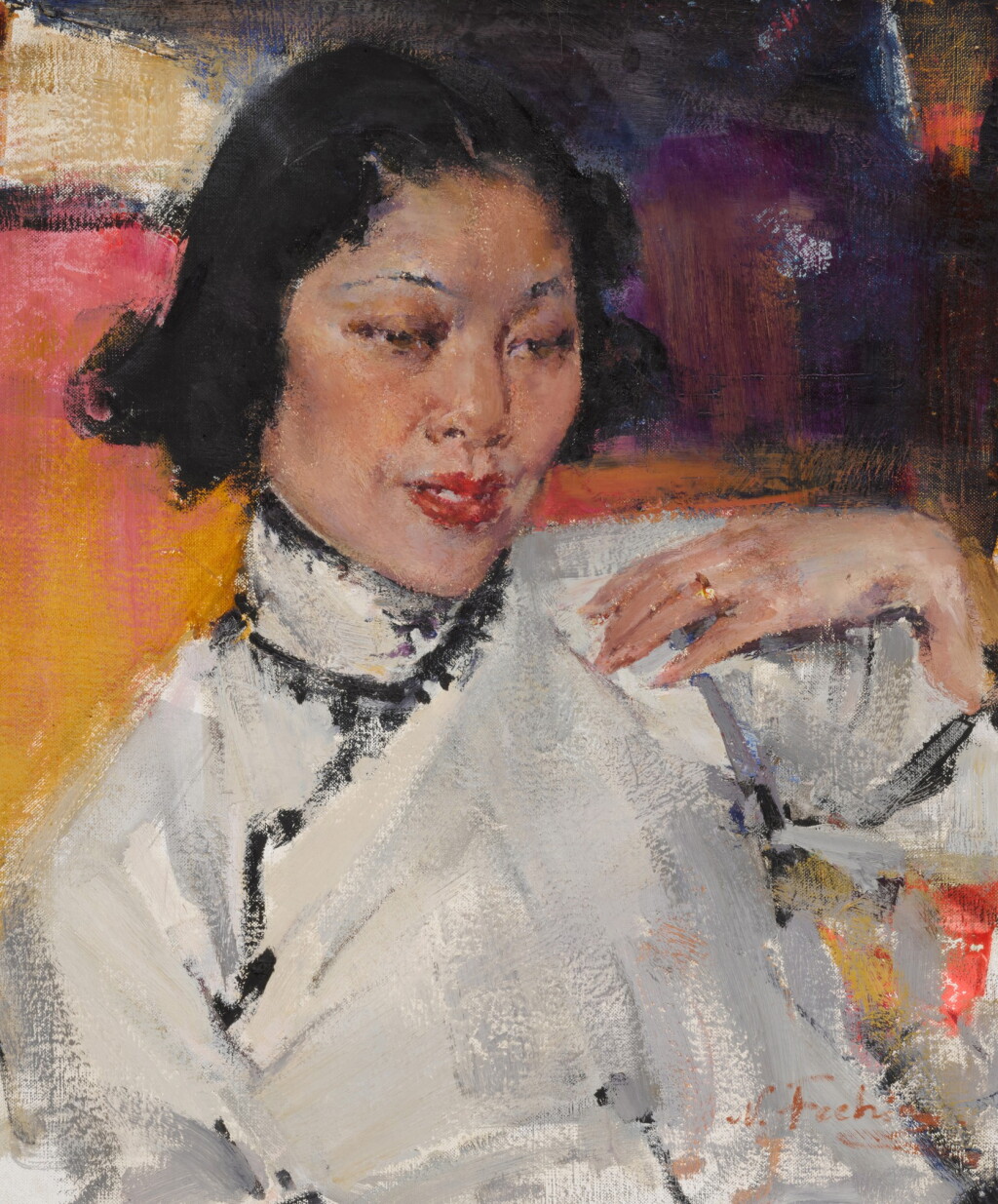 View full screen - View 1 of Lot 23. Portrait of Anna May Wong.