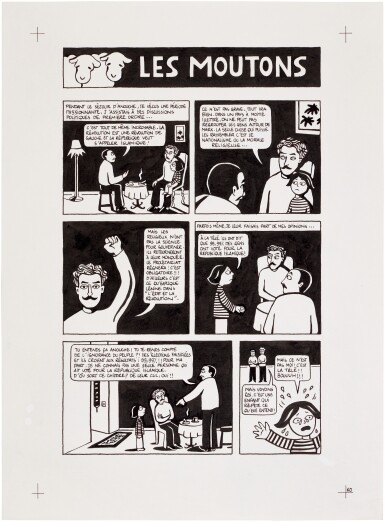 View full screen - View 1 of Lot 17. Persepolis (Original Book Art, page 60).