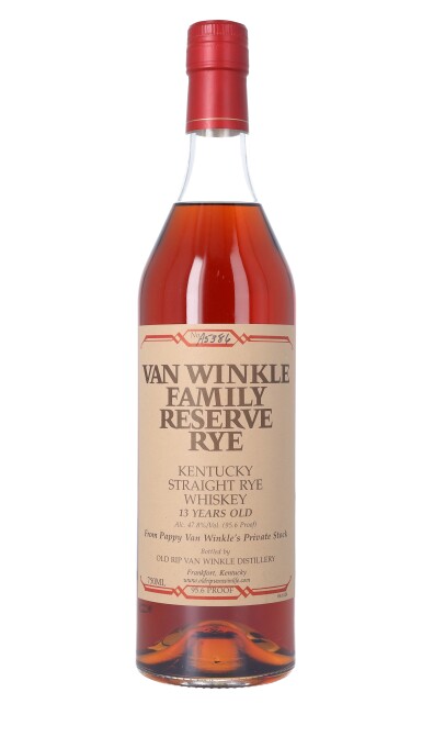 View full screen - View 1 of Lot 26. Van Winkle 13 Year Old Family Reserve Rye 95.6 proof NV (1 BT75).