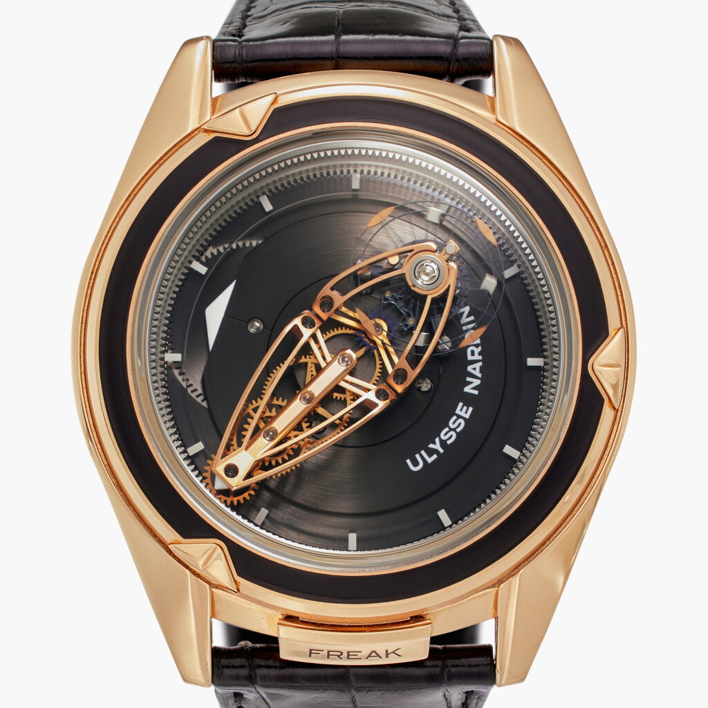 View full screen - View 1 of Lot 155. Reference 2502-250LE Freak Vision | A limited edition pink gold flying carrousel wristwatch with silicium escapement, Circa 2022.