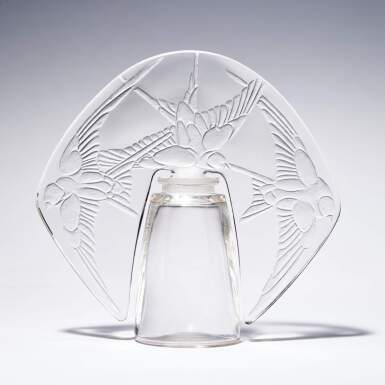 View full screen - View 1 of Lot 20. "Bouchon Trois Hirondelles" Scent Bottle.