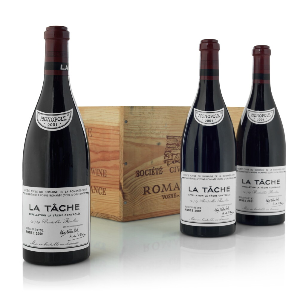 View full screen - View 1 of Lot 1011. La Tâche 2001 Domaine de la Romanée-Conti (12 BT).