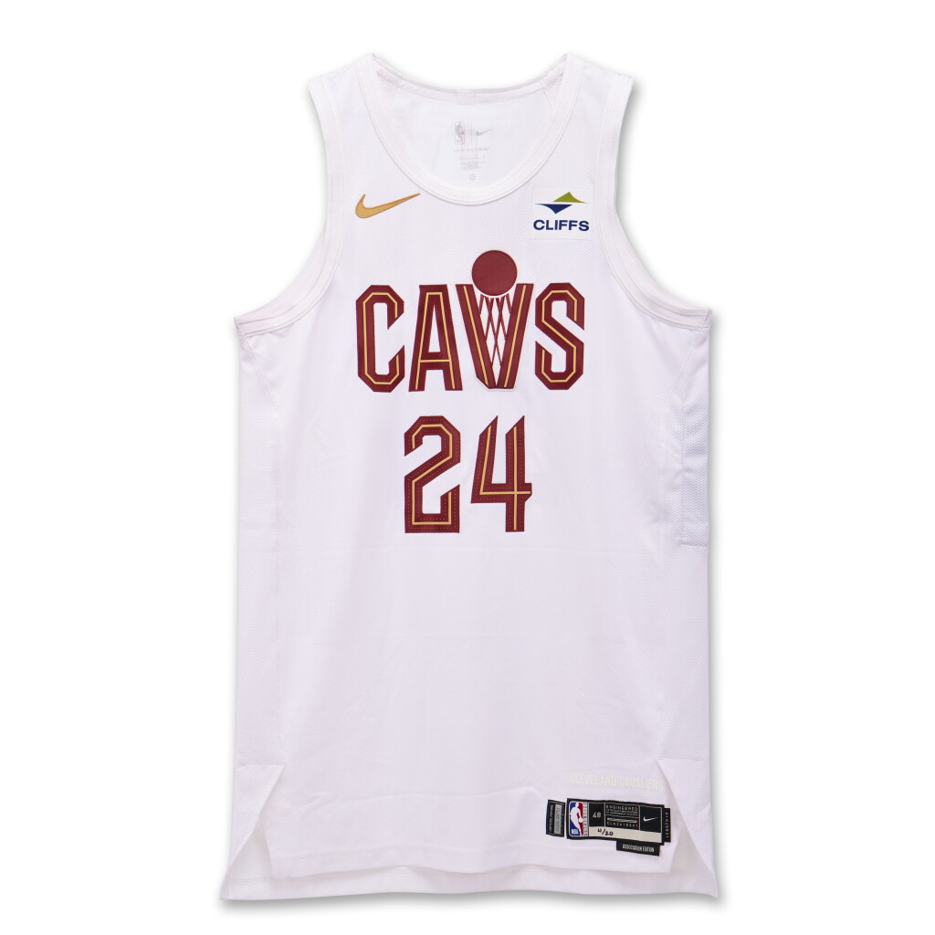 View full screen - View 1 of Lot 197. Marcus Morris Sr Cleveland Cavaliers 2024 NBA Playoffs Eastern Conference Round 1 Game Worn Statement Edition Jersey | Game 1.