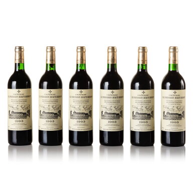View full screen - View 1 of Lot 222. Château La Mission Haut-Brion 1993 (12 BT).