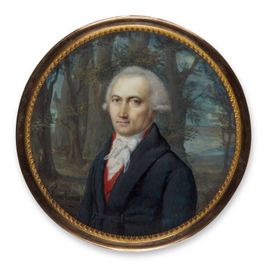 View full screen - View 1 of Lot 488. Portrait of Sigismond Wolfgang Aloyse Moreau (1746-1825), 1798/9.