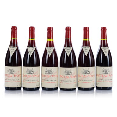 View full screen - View 1 of Lot 573. Châteauneuf du Pape, Rouge 2001 Château Rayas (8 BT).