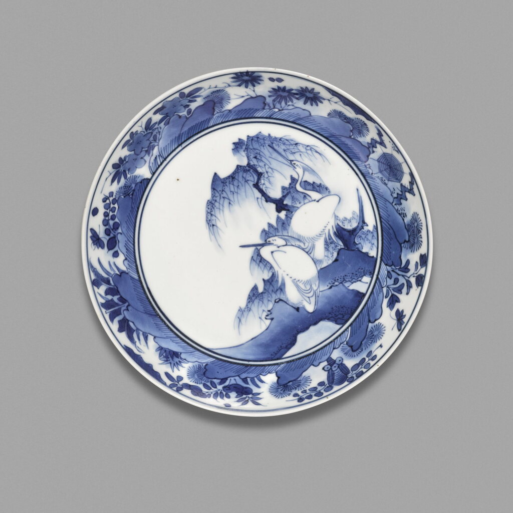 View full screen - View 1 of Lot 25. A Kakiemon dish | Edo period, late 17th century .