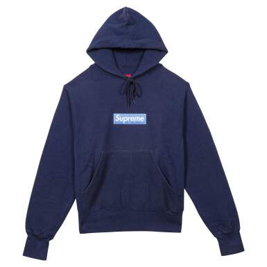 View full screen - View 1 of Lot 114. Nylon Box Logo Pullover Hooded Sweatshirt | Taille homme M.