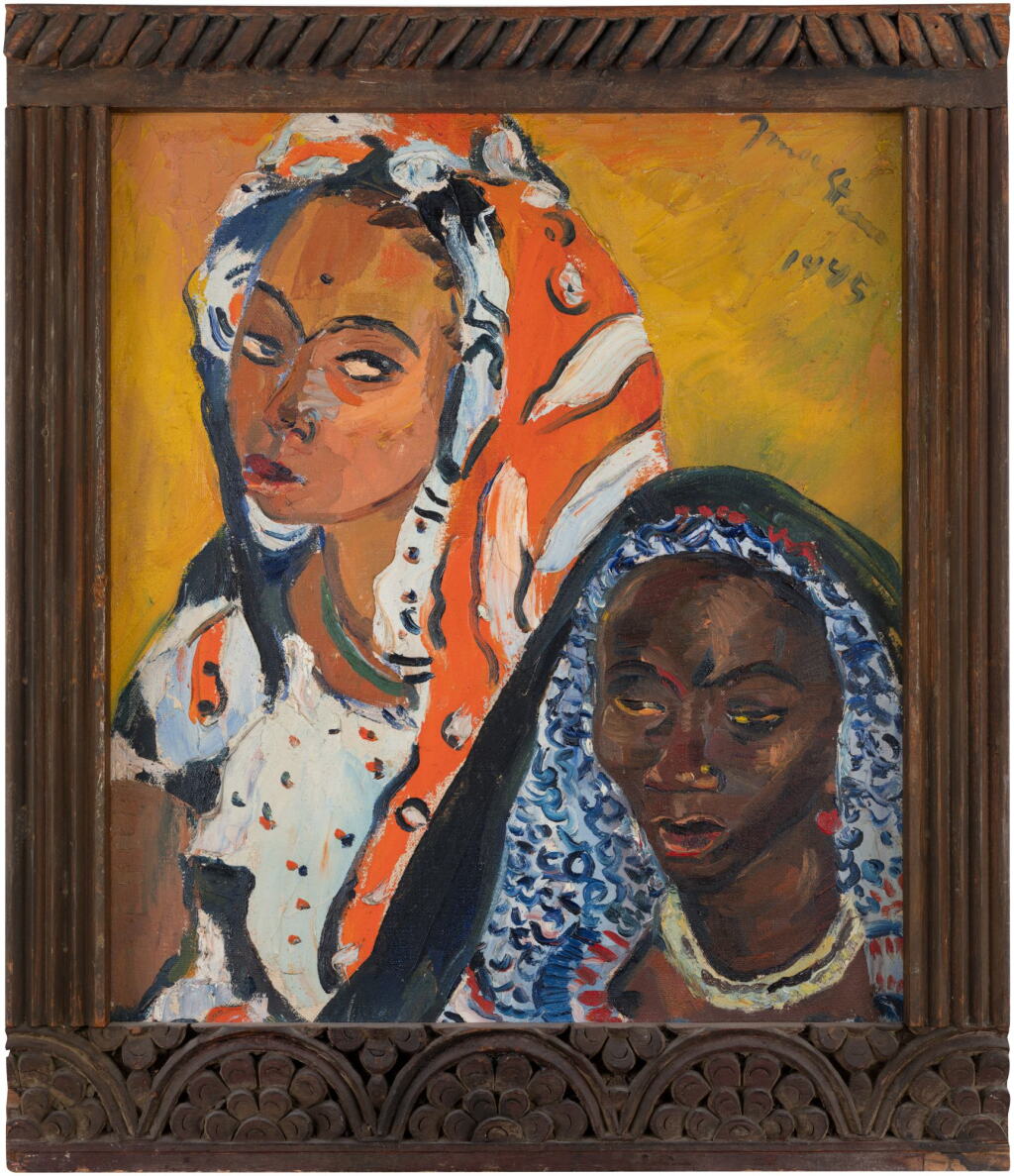 View full screen - View 1 of Lot 408. Two Swahili Girls, Zanzibar.