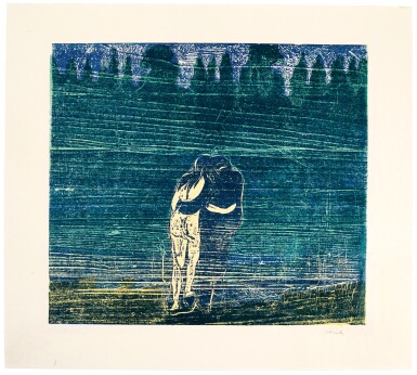 View full screen - View 1 of Lot 96. EDVARD MUNCH | TOWARDS THE FOREST I (WOLL 112; SCHIEFLER 100).