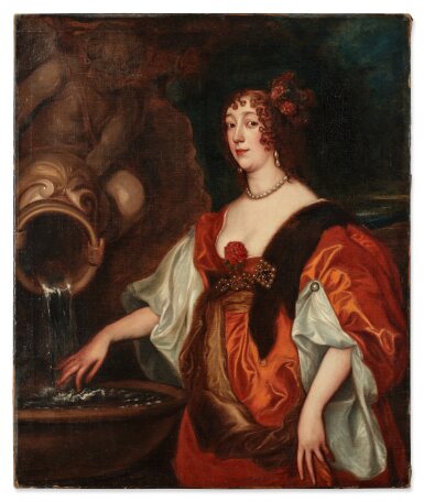 View full screen - View 1 of Lot 232. Portrait of Lucy Percy (1599-1660), Countess of Carlisle.