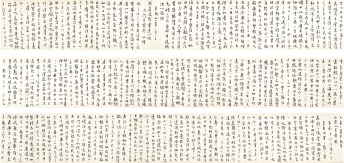 View full screen - View 1 of Lot 2583. Zhang Shizhao 章士釗 | Calligraphy 臨〈唐集右軍聖教序並記〉.