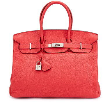View full screen - View 1 of Lot 6171. Bougainvillea Togo Birkin 35 Palladium Hardware, 2009.